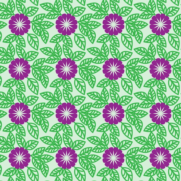 Fondo de patrón textil patrón floral diseño de textura vectorial elegante