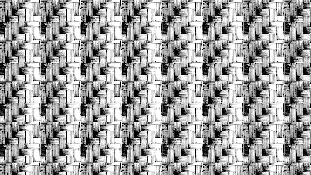 fondo de patrón de textura de bambú tejido