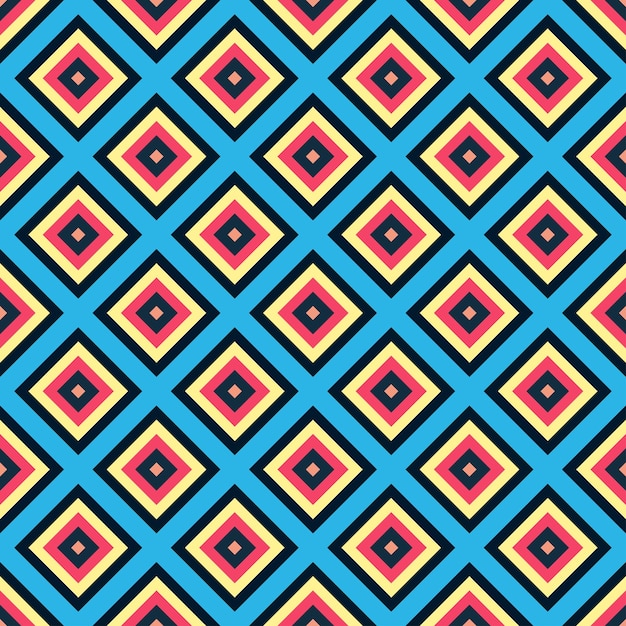 Fondo de patrón de tira geométrica de vector transparente
