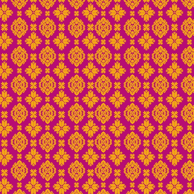 El fondo del patrón tradicional indonesio de Songket