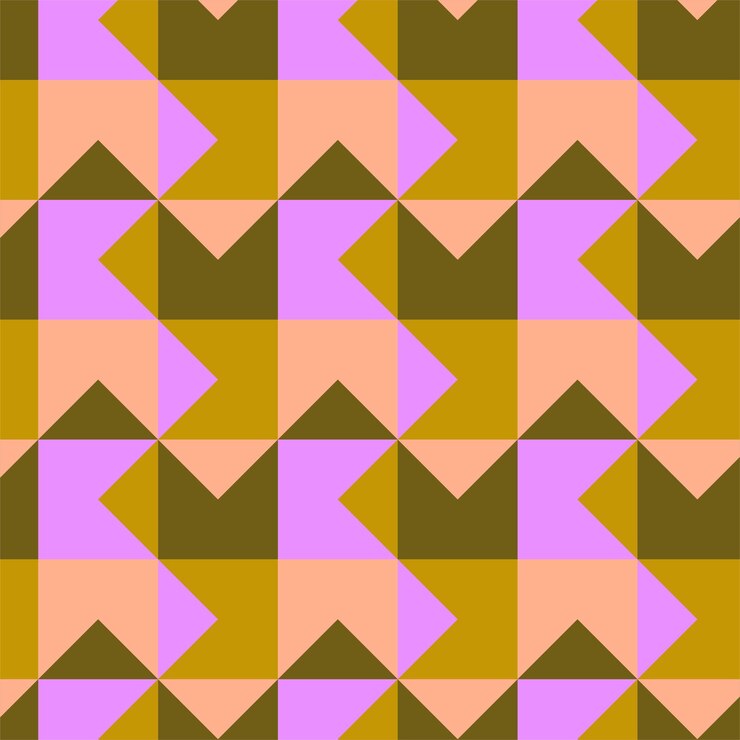 Fondo de patrón transparente de forma geométrica cuadrada tridimensional
