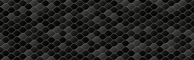 Vector fondo de patrón transparente de onda de color degradado negro y gris, textura geométrica de línea, estilo de diseño minimalista,