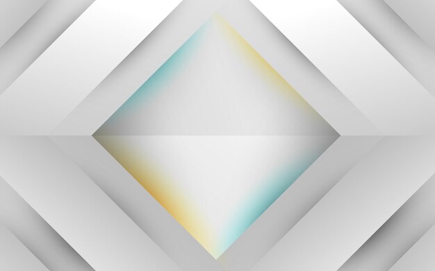 Fondo de patrón de triángulo de polígono geométrico blanco brillante