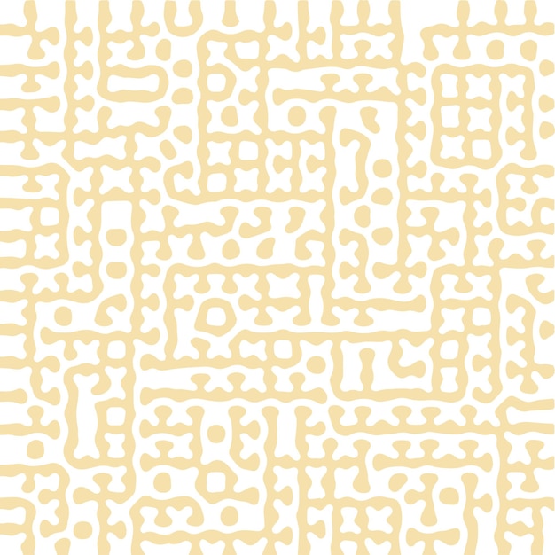 Fondo de patrón de turing de líneas abstractas orgánicas monocromáticas