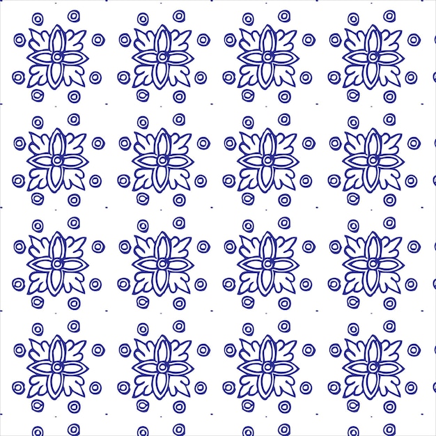 Fondo de patrón de vector floral lindo transparente.