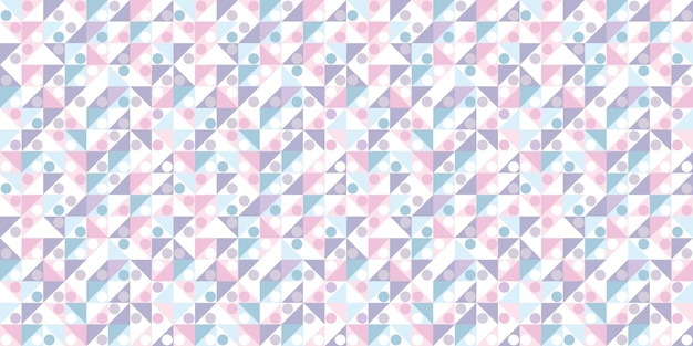 Fondo de patrón de vector pastel abstracto geométrico