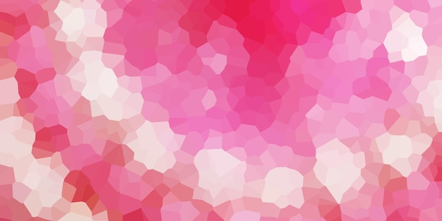 Fondo de patrón de vector de polígono triangular carmesí rosa beige