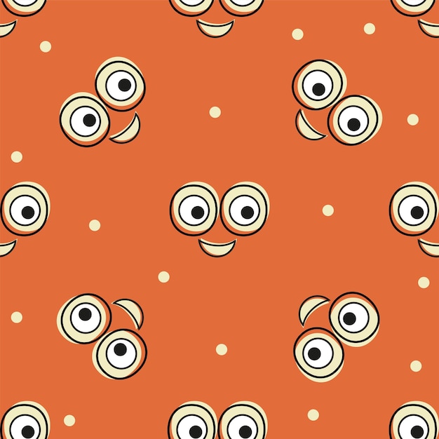 Fondo de patrón de vector de sonrisa. textura del arte del doodle. ilustración simple divertida. para impresión, decoración de carteles, textil, papel, tarjeta de invitación.