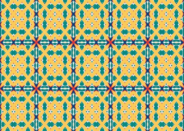 Fondo de patrón vectorial sin costuras con diseño de elementos
