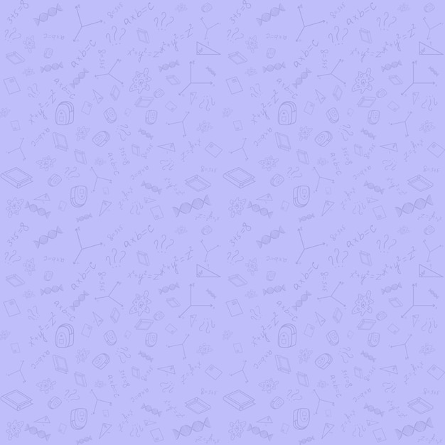 Fondo con patrón de vuelta a colegio
