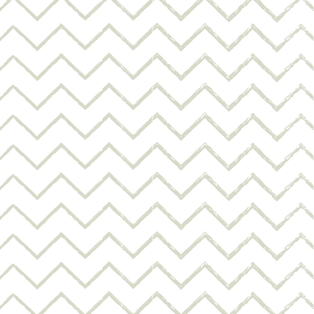 Fondo con patrón de zigzag dibujado a mano por vectores