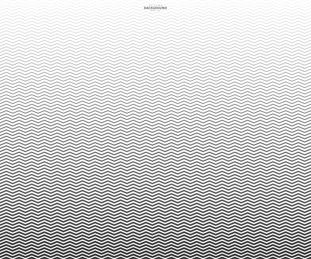 Fondo de patrón de zigzag de medio tono Líneas abstractas de fondo geométrico