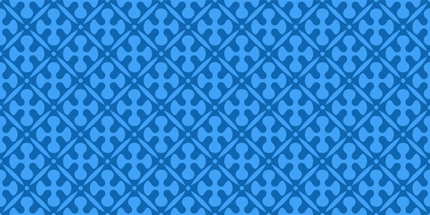 Un fondo con patrones azules y blancos con una forma de diamante azul