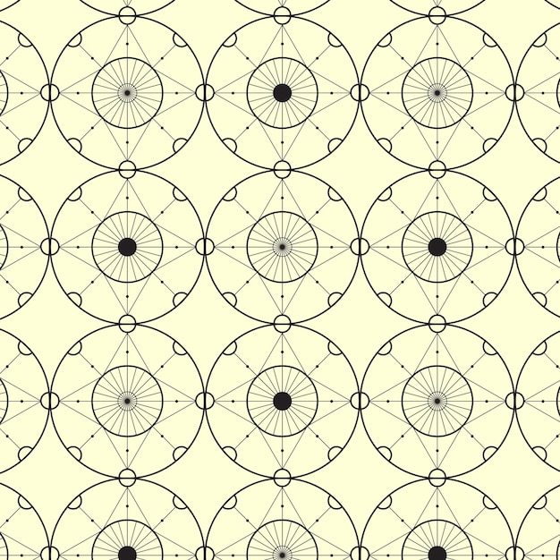 fondo de patrones circulares sin costuras