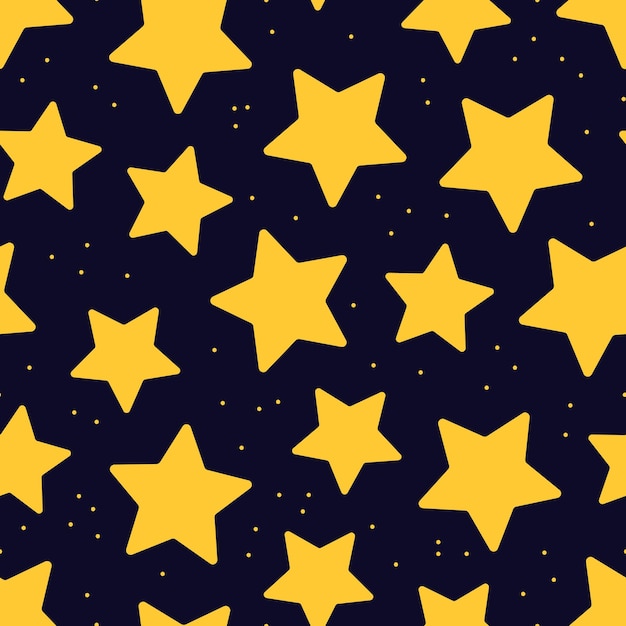 Fondo de patrones de estrellas
