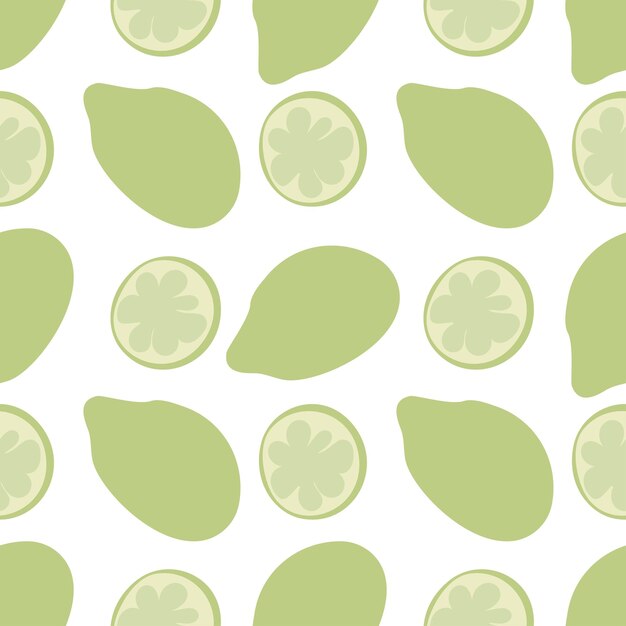 Fondo de patrones sin fisuras de cal de fruta minimalista abstracto moderno