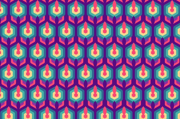 Fondo de patrones sin fisuras geométricos coloridos abstractos