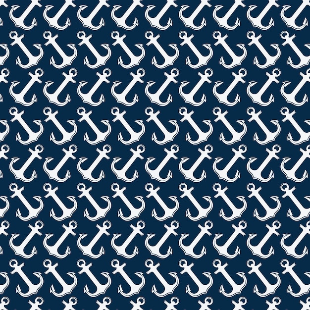 Fondo de patrones sin fisuras náuticos o marinos Patrón náutico Vector Articon amp Graphics