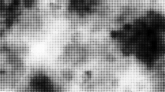 Fondo con patrones de puntos de gradiente de medio tono