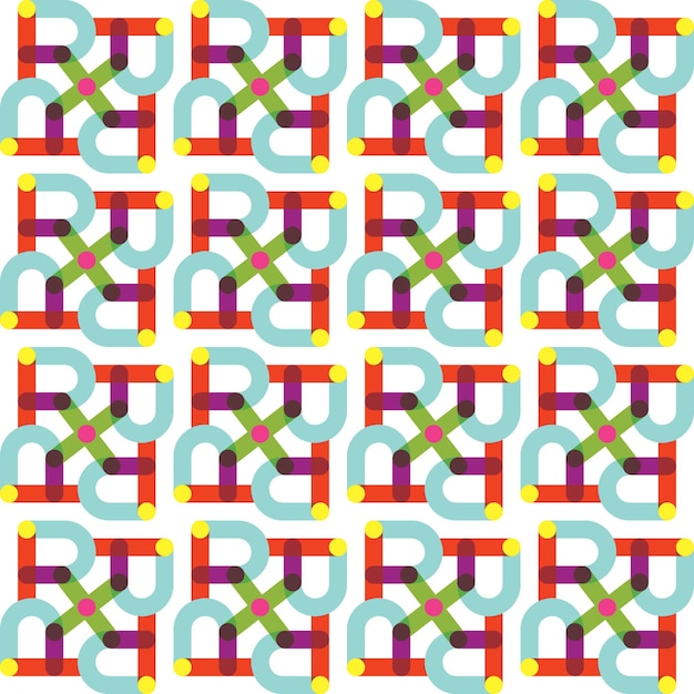 Fondo de patrones de textura colorido minimalista cuadrado rectángulo líneas geométricas sin costuras