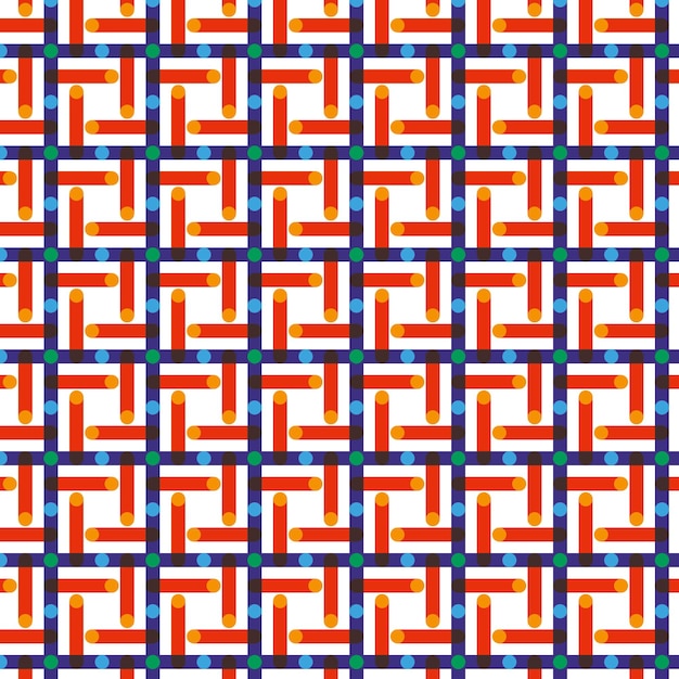 Fondo de patrones de textura colorido minimalista cuadrado rectángulo líneas geométricas sin costuras