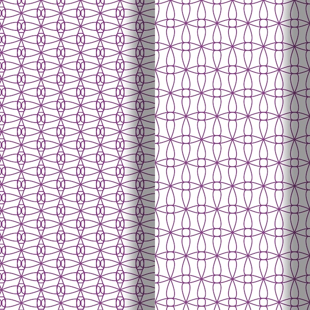 Fondo de patrones de vector ornamental inconsútil