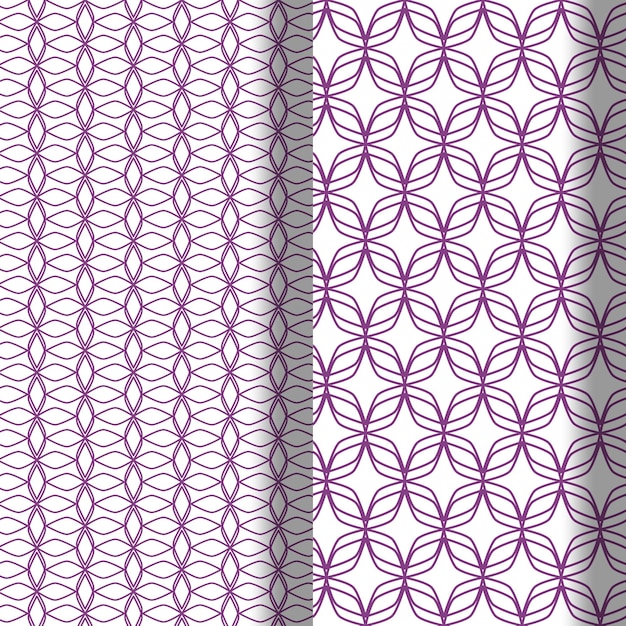Fondo de patrones de vector ornamental inconsútil