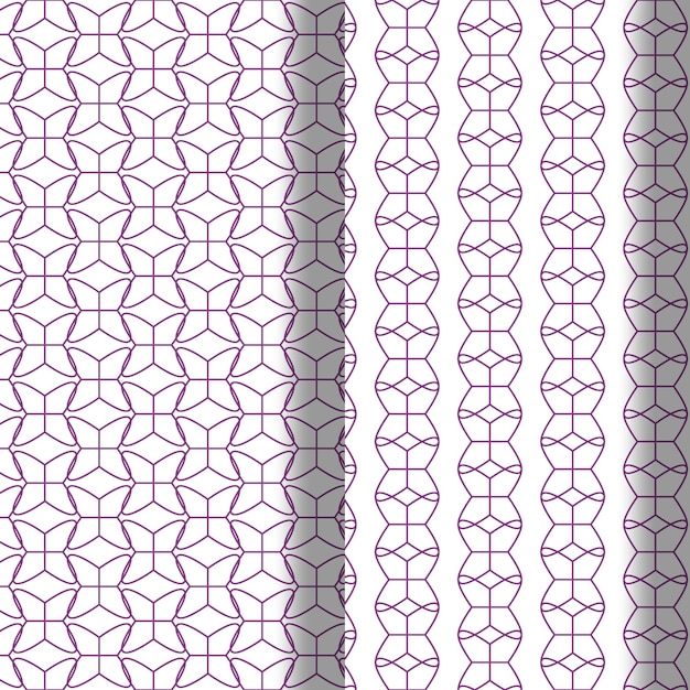Fondo de patrones de vector ornamental inconsútil