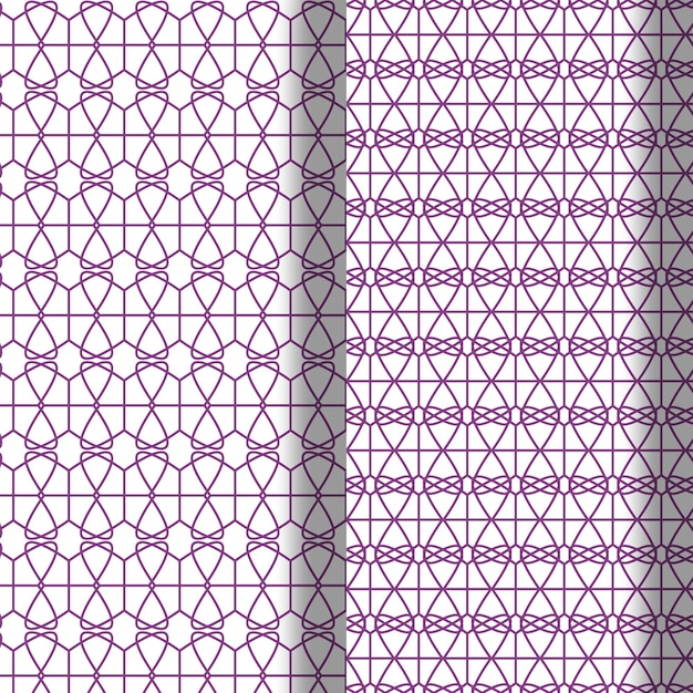 Fondo de patrones de vector ornamental inconsútil