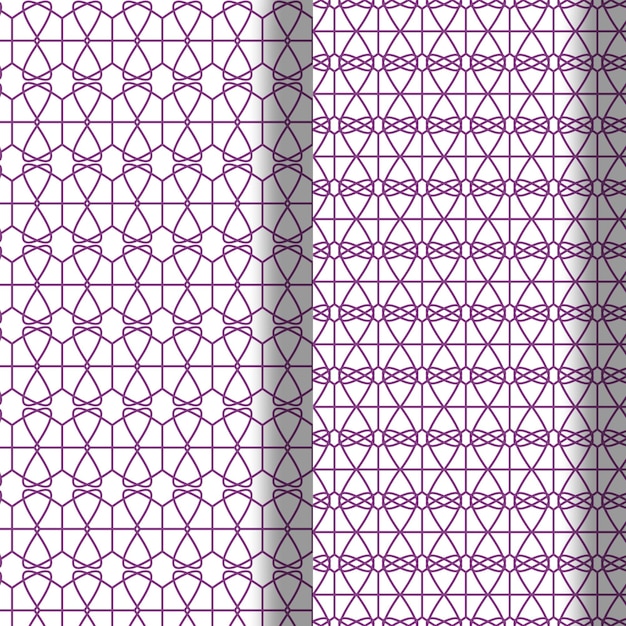 Fondo de patrones de vector ornamental inconsútil