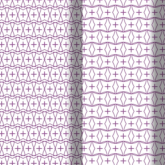 Fondo de patrones de vector ornamental inconsútil