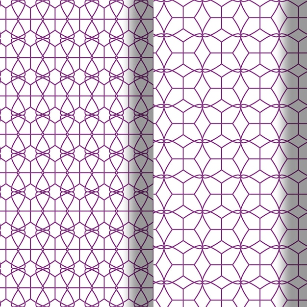 Fondo de patrones de vector ornamental inconsútil