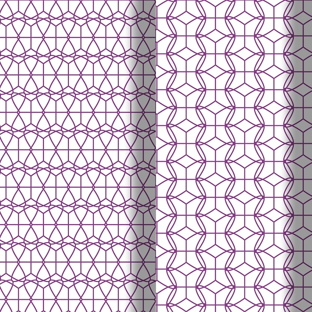 Fondo de patrones de vector ornamental inconsútil