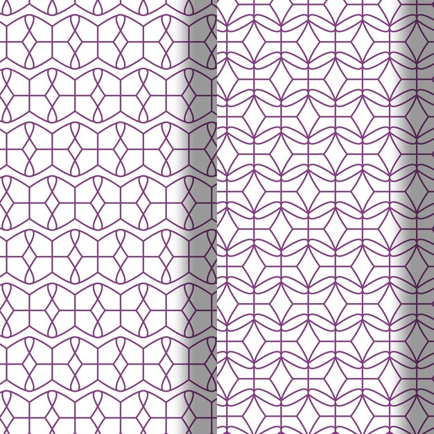 Fondo de patrones de vector ornamental inconsútil