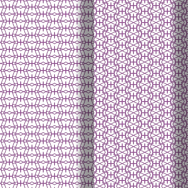 Fondo de patrones de vector ornamental inconsútil