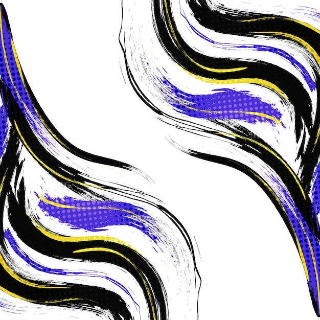 Fondo de pincel grunge abstracto con estilo deportivo y efecto de semitono Elementos de textura y rayado de fondo deportivo para diseño