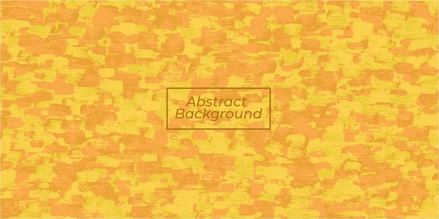 Fondo de pincel de pintura amarilla abstracta