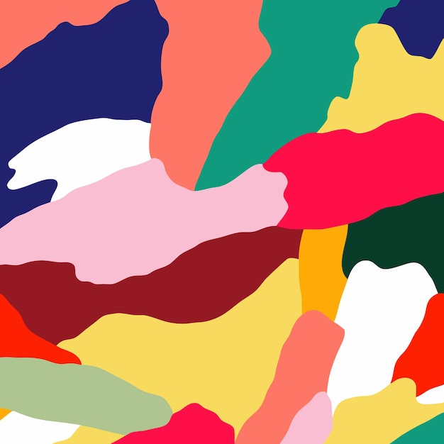 Fondo de pinceladas acrílicas de colores