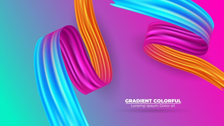 Vector fondo de pintura acrílica o aceite de pincelada de color moderno