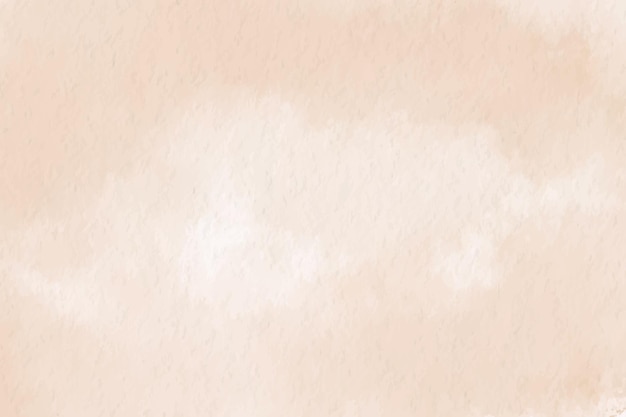 Vector fondo de pintura de acuarela dibujada a mano beige abstracto