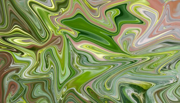 Fondo de pintura de mármol líquido colorido abstracto moderno y moderno Vector Premium