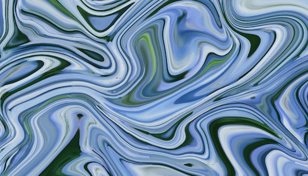 Fondo de pintura de mármol líquido colorido abstracto moderno y moderno Vector Premium