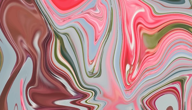 Fondo de pintura de mármol líquido colorido abstracto moderno y moderno
