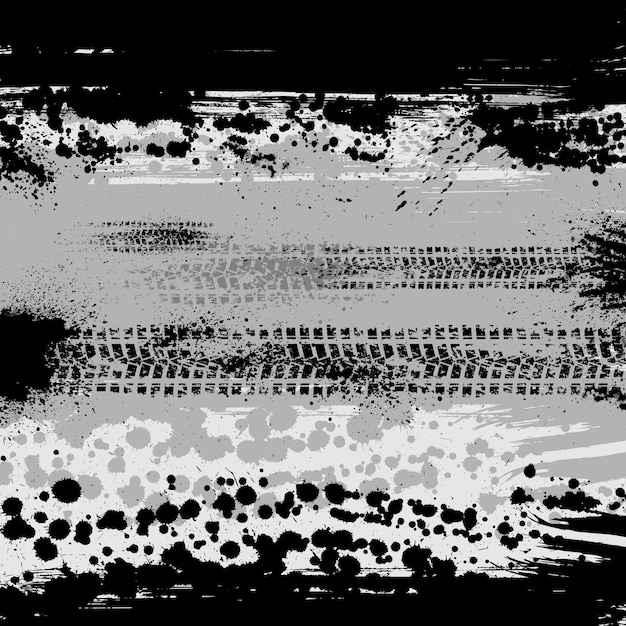Fondo de pista de neumático Grunge