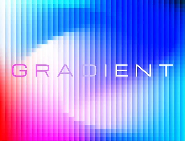 Fondo de píxeles de color gradiente