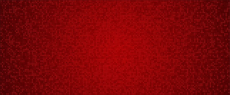 Vector fondo de píxeles de patrón rojo cuadrado