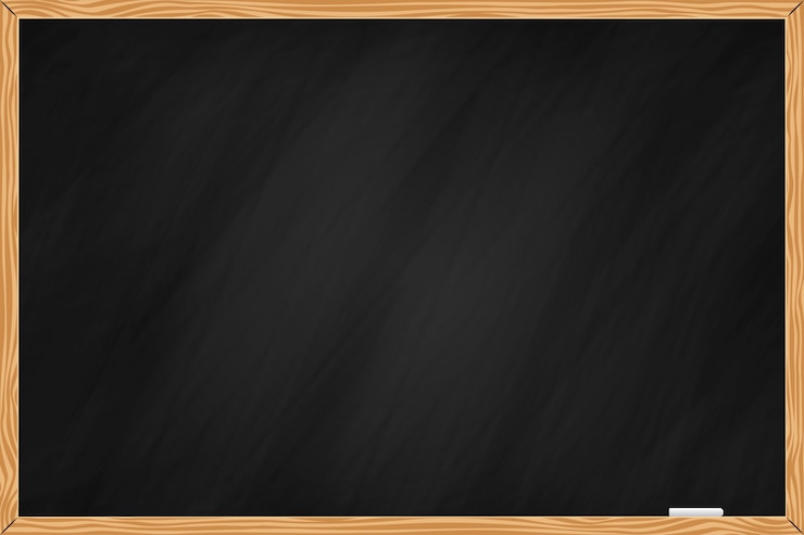 Vector fondo de pizarra negra con borde de madera