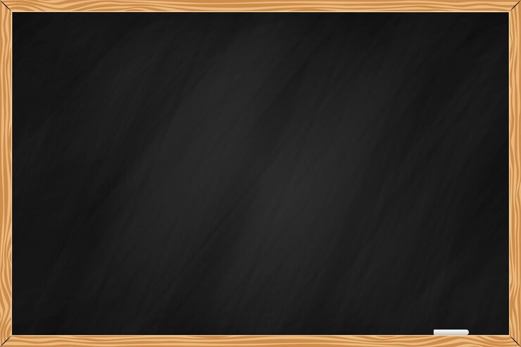 Vector fondo de pizarra negra con borde de madera