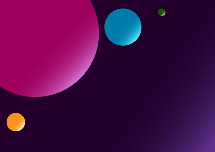 Fondo planetario colorido