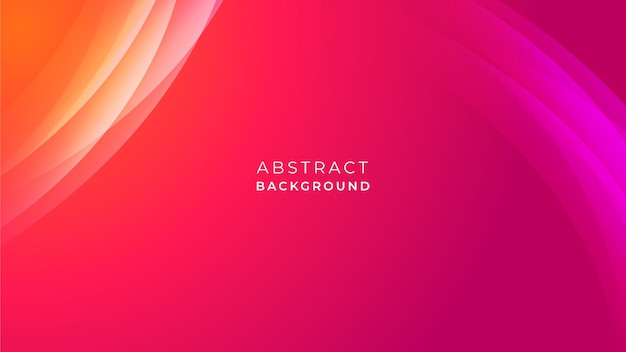 Fondo plano abstracto minimalista con colores y ondas